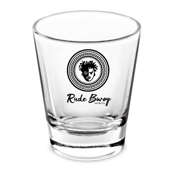 Rude Bwoy Shot Glass | Stacked Logo